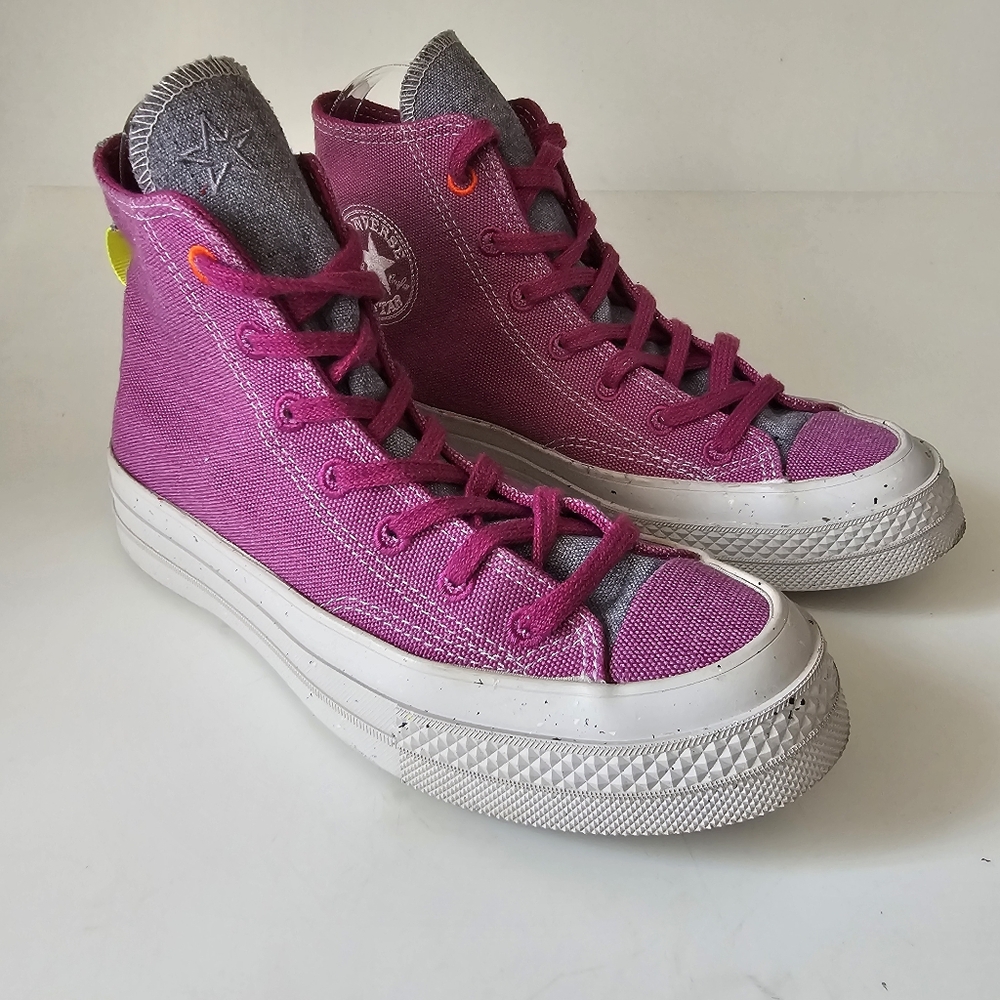 Converse Chuck Taylor Unisex Renew High Retro Purple Sneakers Canvas